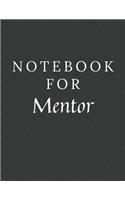 Notebook For Mentor