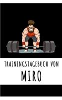 Trainingstagebuch von Miro