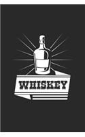 Whiskey: 6x9 Drinks - grid - squared paper - notebook - notes