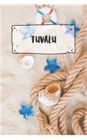 Tuvalu: Ruled Travel Diary Notebook or Journey Journal - Lined Trip Pocketbook for Men and Women with Lines