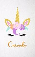Carmelo A5 Lined Notebook 110 Pages