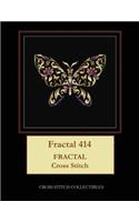 Fractal 414: Fractal Cross Stitch Pattern