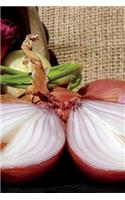 Freshly Halved Red Onion Journal