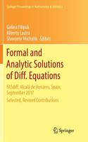 Formal and Analytic Solutions of Diff. Equations