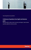 dictionary of quotations from English and American poets