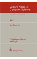 Computation Theory and Logic