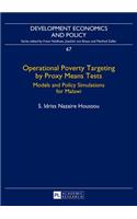 Operational Poverty Targeting by Proxy Means Tests