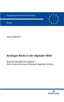 Analoges Recht in der digitalen Welt