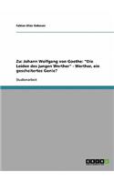 Zu Johann Wolfgang Von Goethe Die Leiden Des Jungen Werther. Werther, Ein Gescheitertes Genie?: (German)