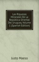 Las Riquezas Minerales De La Republica Oriental Del Uruguay, Volume 1 (Spanish Edition)