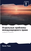 Отдельные проблемы международного права
