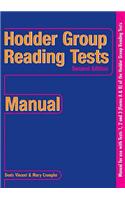 Hodder Group Reading Tests (HGRT) II: 1-3 Manual