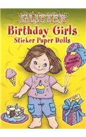 Birthday Girls Sticker Paper Dolls