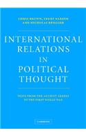 International Relations in Political Thought