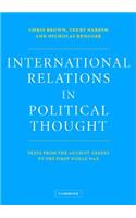 International Relations in Political Thought