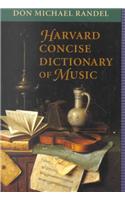 Concise Dictionary of Music