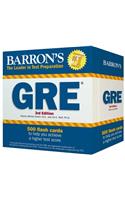 Barron's GRE Flash Cards: 500 Flash Cards to Help You Achieve a Higher Score