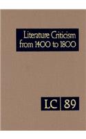 Literature Criticism from 1400 to 1800
