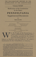 Documentary History of the Ratification of the Constitution, Volume 34