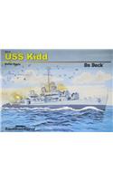 USS Kidd on Deck-Op/HS