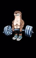 Workout & Food Otter Notebook