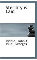 Sterility Is Laid: (English)