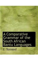 A Comparative Grammar of the South African Bantu Languages