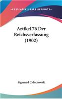 Artikel 76 Der Reichsverfassung (1902)