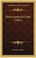 First Lessons in Urdu (1911)