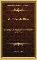 de L'Idee de Dieu