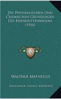 Die Physikalischen Und Chemischen Grundlagen Des Eisenhuttenwesens (1916)