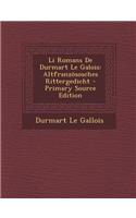 Li Romans de Durmart Le Galois