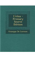 L'Etna - Primary Source Edition