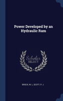 Power Developed by an Hydraulic Ram