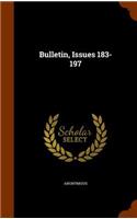 Bulletin, Issues 183-197