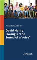 Study Guide for David Henry Hwang's "The Sound of a Voice"