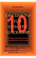 10 Discussions for Effective Leadership