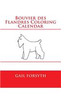Bouvier des Flandres Coloring Calendar: (English)