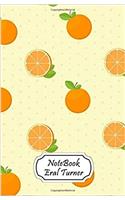 Notebook Journal Dot-grid Orange Pattern