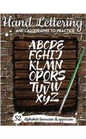 Hand Lettering and Calligraphy to Practice