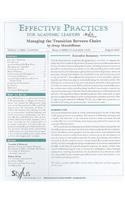 Effective Practices for Academic Leaders Vol 2, Issue 8