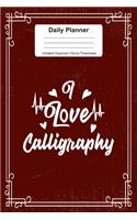 Daily Planner Undated Organizer I Hourly Timesheets