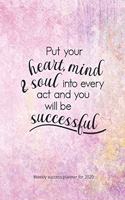 Weekly Success Planner for 2020