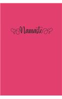 Namaste: Meditation Yoga Notebook Namaste Notizbuch Yogi Om Journal 6x9 kariert squared