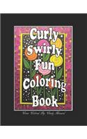 Curly, Swirly Fun Coloring Book