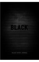 Black - Black Paper Journal