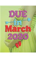 Due In March 2020: Pregnancy Planner And Organizer, Diary, Notebook Mother And Child