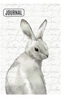 Lined Journal Notebook Watercolor Rabbit: 150 Lined Pages Perfect For Writing, Journaling, Notes(9 Nature)