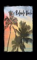 Redondo Beach: California Christmas Notebook With Lined College Ruled Paper For Taking Notes. Stylish Tropical Travel Journal Diary 8.5 x 11 Inch Soft Cover. For H