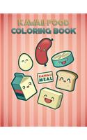 Kawaii Food Coloring Book